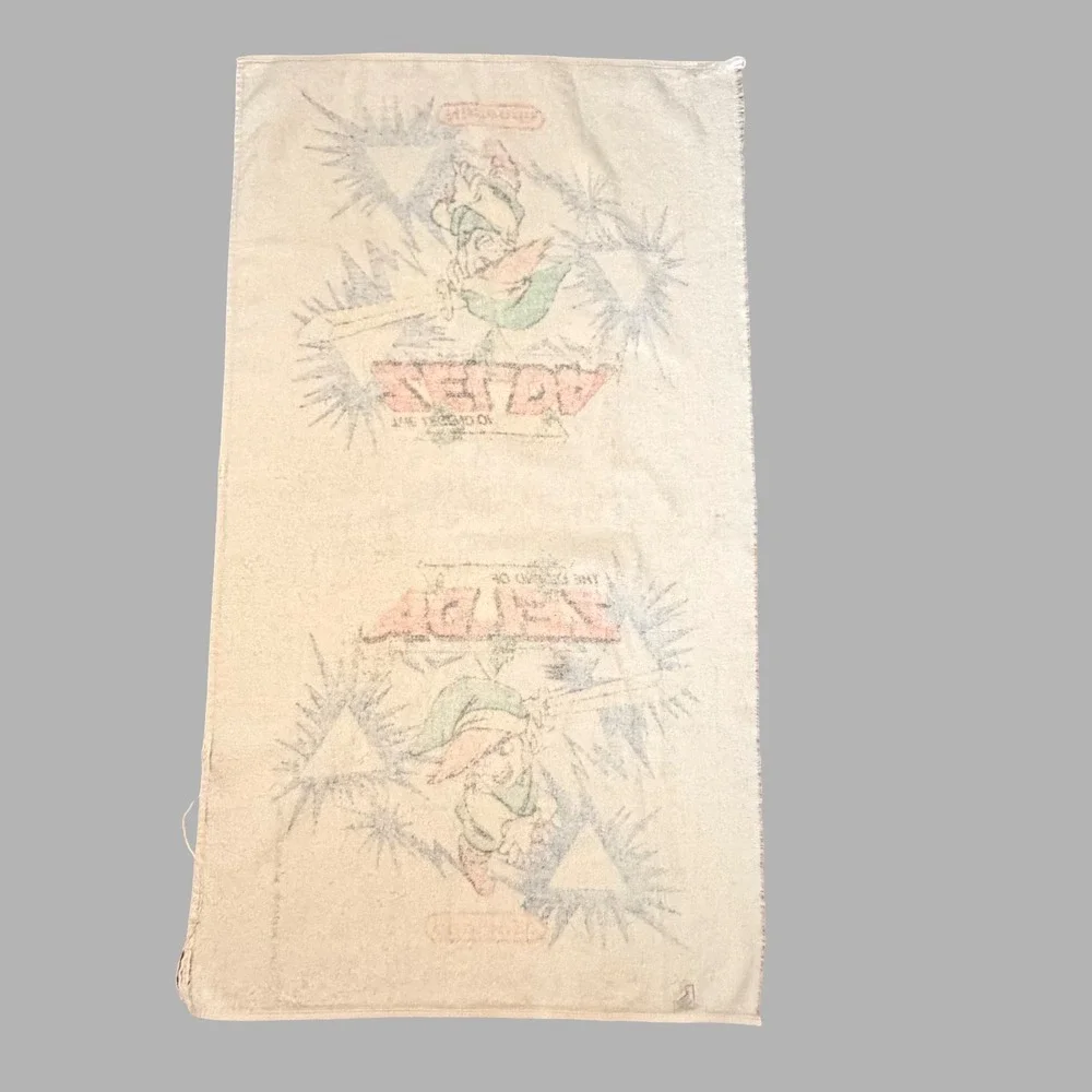 Rare 1989 Legend of Zelda Beach‎ Towel Vintage Nintendo NES Link Decor Retro 80s